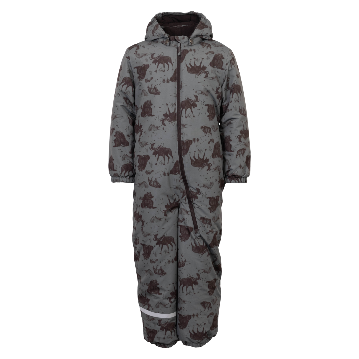 Soft Gallery Børne Flyverdragt m. fleece - Castor Gray Aop - 134