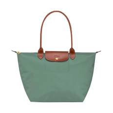 Longchamp, Taske, Dame, Grøn, ONE SIZE, Hamp, Grøn Tote Taske - Original Stil