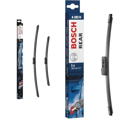 Wischblatt Satz Aerotwin A863S + Bosch A282H Rear Heckscheiben-Wischer