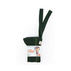 Silly Silas – Shorty tights, Dark Forest Green - 2-3 år