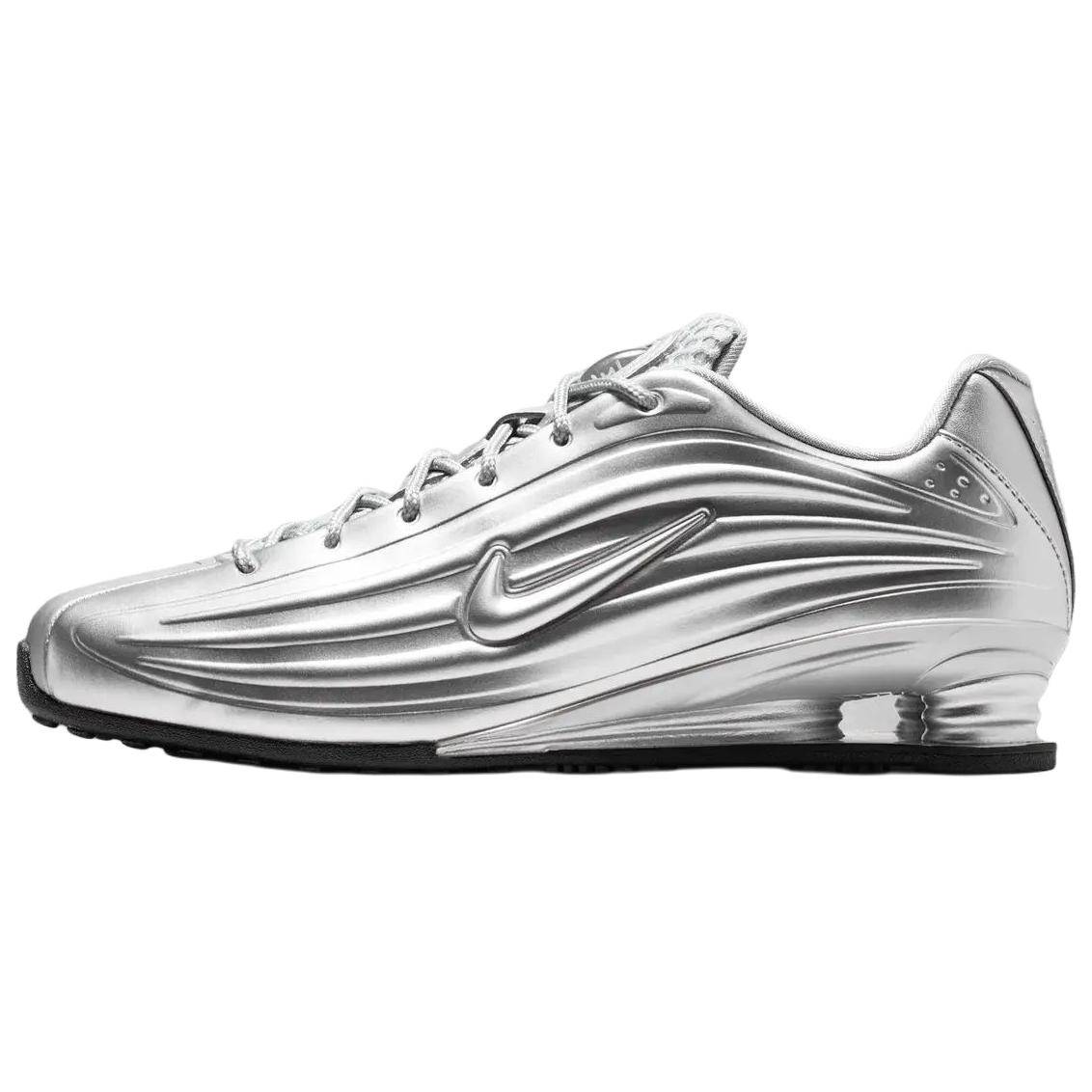 Nike Shox Z Metallisk Silver Svart Dam Sneakers IO7843-002 36