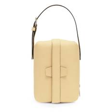 New Tric Trac Grained Leather Bag - Crema - 01