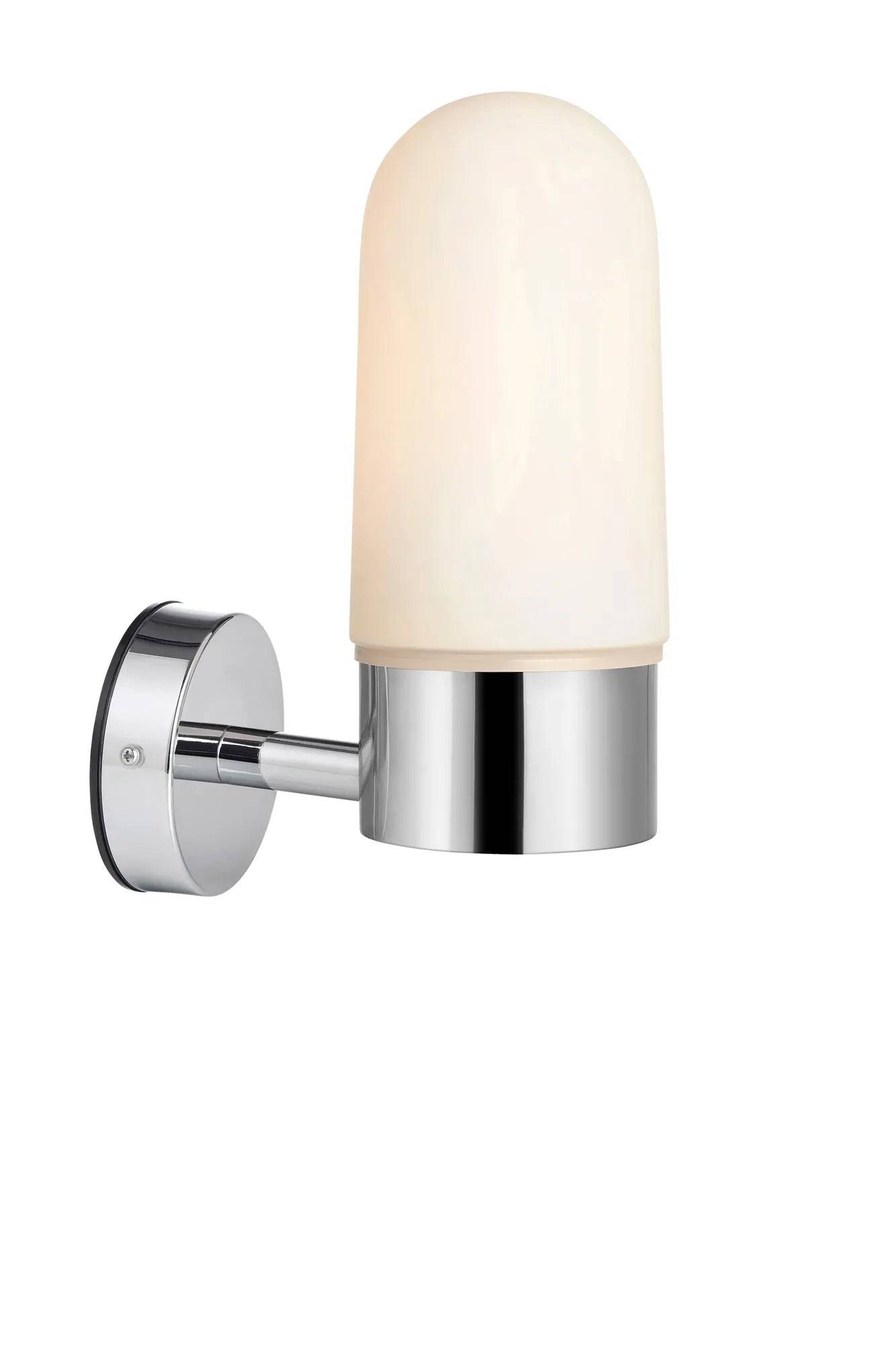 Zen Vägglampa Krom/Vit