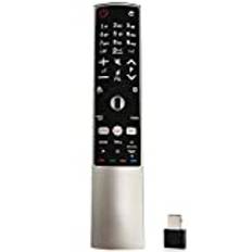 HUAYUWA TV-fjärrkontroll kompatibel med LG Smart TV Magic Remote AN-MR700 AN-MR650 AN-MR600 AKB75455602 AKB75455601