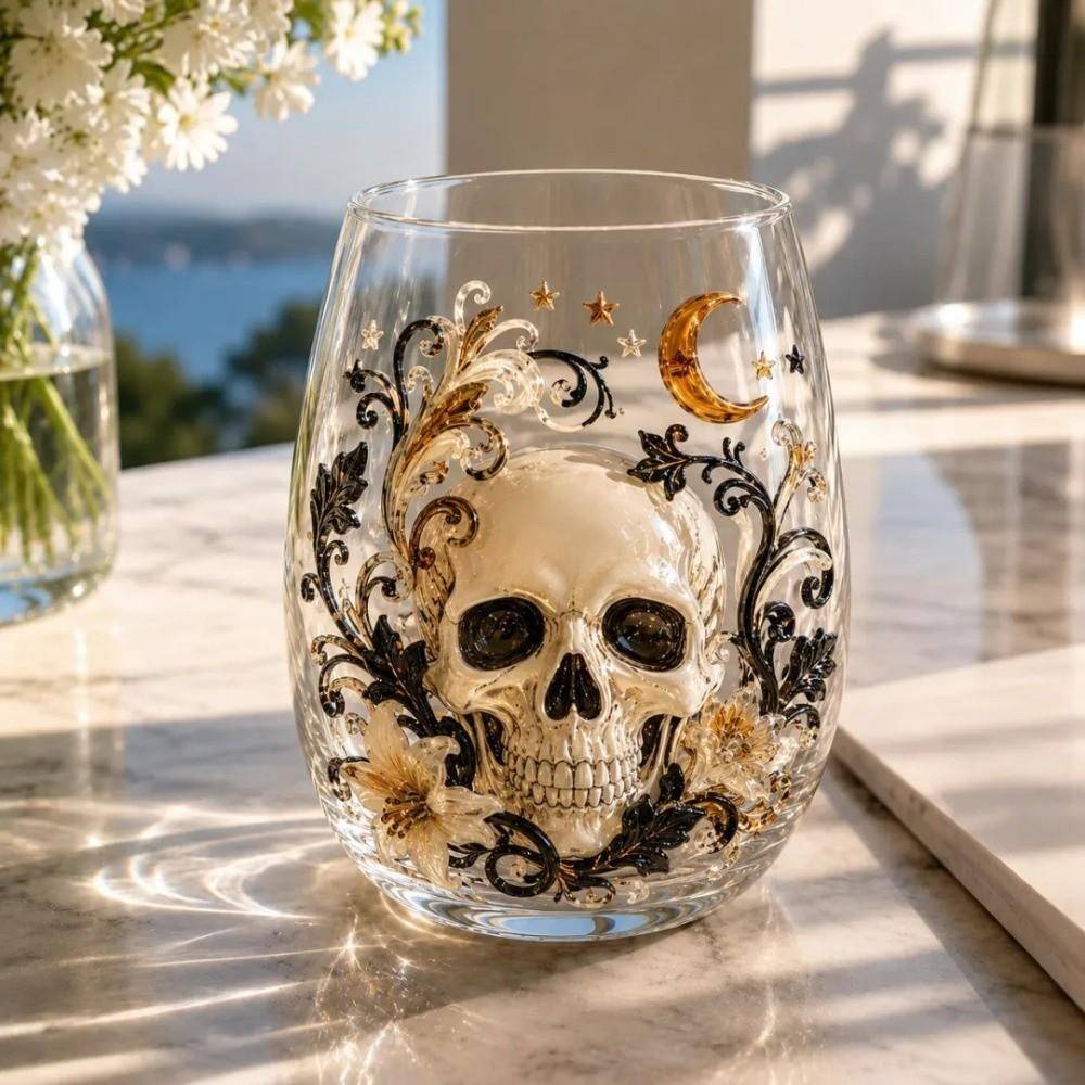 Rolig Glas Te Kopp 3D Kreativ Klar Mjölkkopp Unik Havsdjur Mugg Kusthem