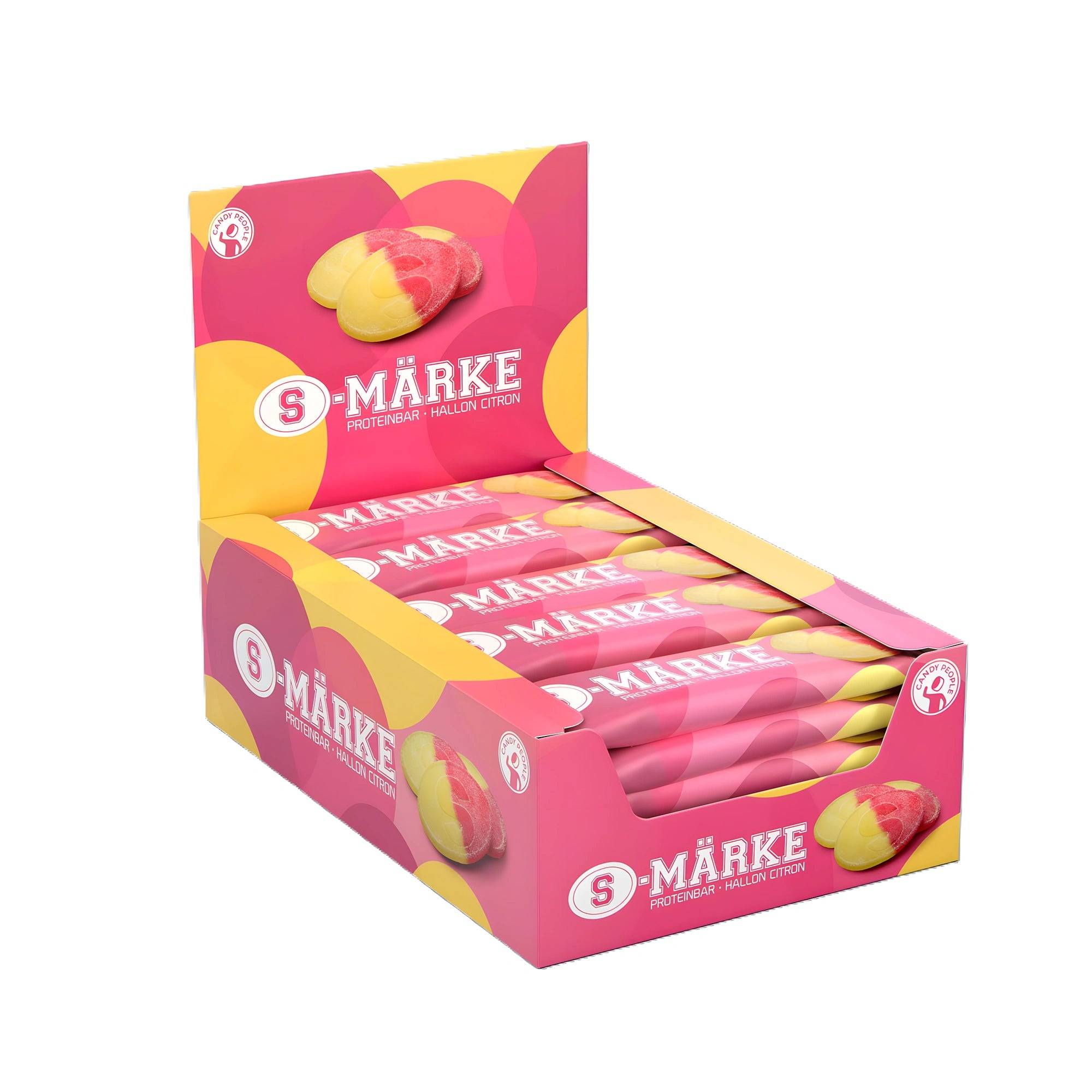 20 X S-märke Proteinbar 35 G Sura S Hallon & Citron