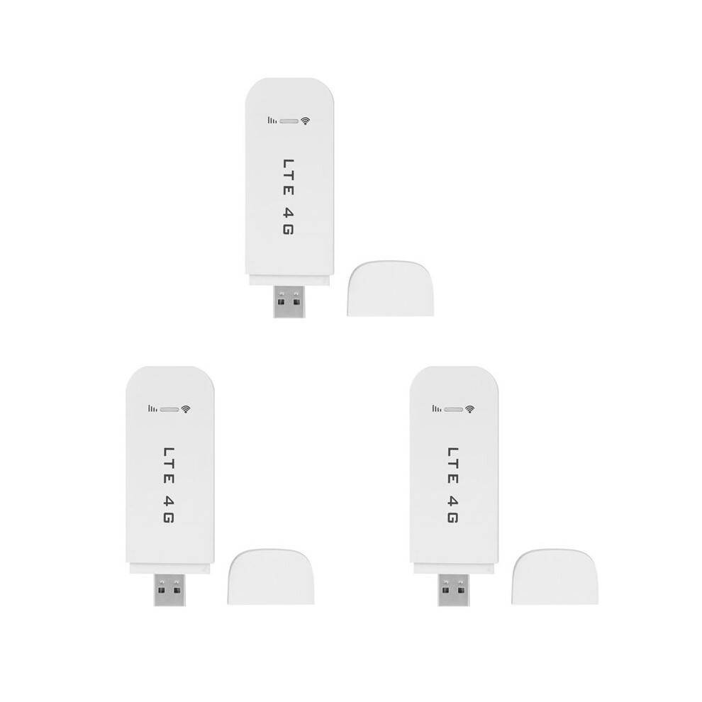 3X Lte Sim Kaart Data USB Router 3G/4G Wifi Router Draadloze USB Auto Modem 4G Wifi Sim Card Stick Mobiele Hotspot