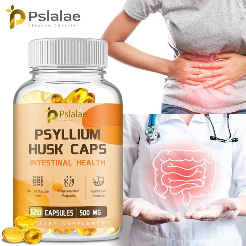 Pslalae - 500 mg Psylliumfröskal Kapslar - Tarmhälsa