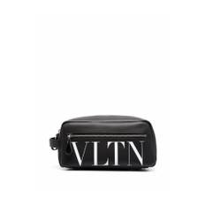 Valentino Garavani, Taske, Herre, Sort, ONE SIZE, Læder, Medium Washbag