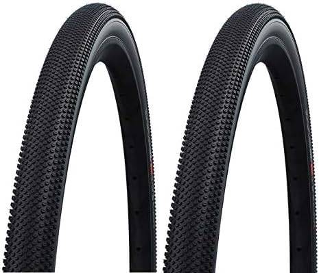Set of two SCHWALBE G-ONE ALLROUND 700c Tubeless Easy (TLE) Performance Line ADDIX tires (700x40c (40-622, 28x1.50), Black) [Parallel Import]