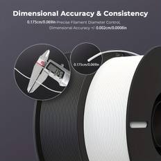 TEMU 3d Printing Filament, 1.75mm Pla Filament Bundle For 3d Printing 2kg, Pla Filament Non-tangled, Strong And Suspension Performance, Accuracy +/- 0.02mm Pack