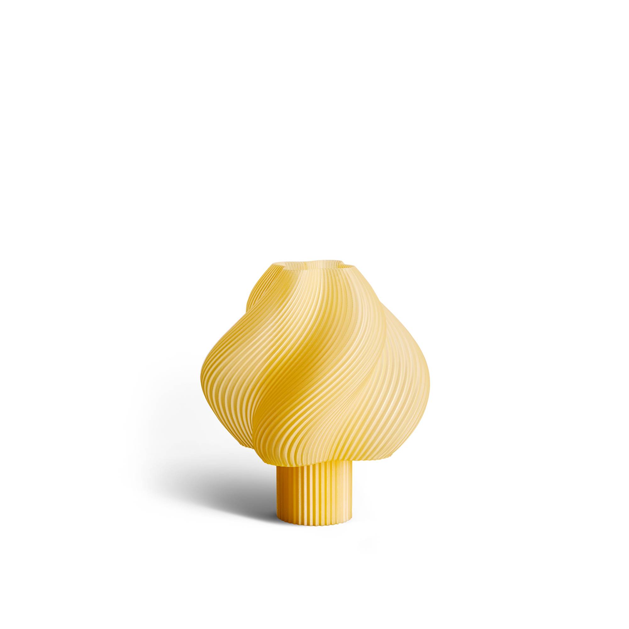 Crème Atelier - Soft Serve portabel bordslampa Limoncello Sorbet - Portabla lampor - Gul - Plast