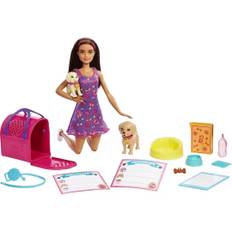 Barbie Med Nyfödda Valpar Dockor Djur Hkd86 lek docka servering kök mat