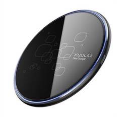 KUULAA KL-CD14 15W Qi Wireless Charger Fast Charging Pad Ultra Thin Charging Station for iPhone 12 11 Samsung Galaxy S10 Plus