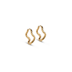 Enamel – Holly Hoops Large, Guld