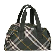 Burberry, Taske, Herre, Flerfarvet, ONE SIZE, Uld, Stilfuld Shield Duffle Bag