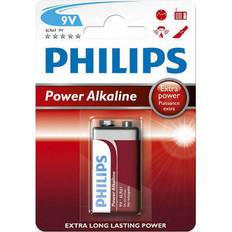 PHILIPS ALKALINE BATTERI 9 V (6LR61)