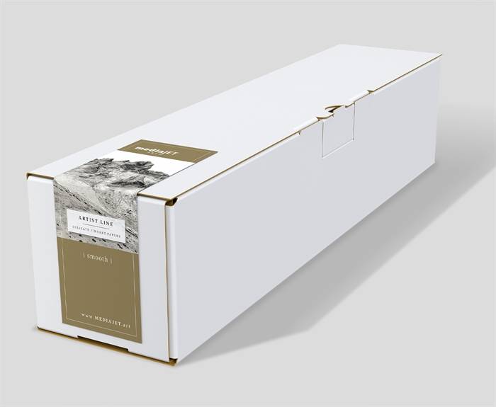 mediaJET Museum Watercolor Natural - 310 g/m² - 36" x 15 meter