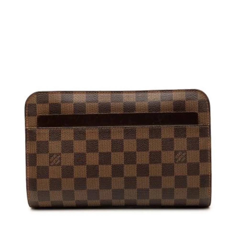 Louis Vuitton Vintage Pre-owned Saint Paul Clutch - Vintage - Dame - Brun - ONE SIZE - Læder