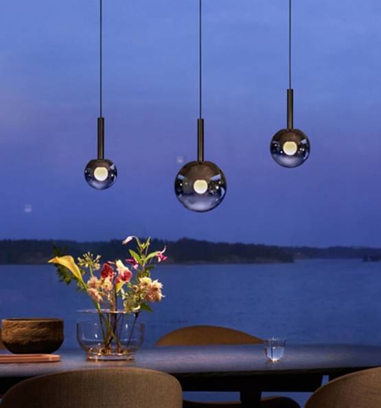 Occhio Luna Sospeso Cloud 3 L, dark chrome
