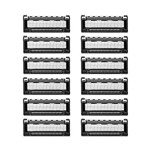 King Of Shaves AZR K5 Replacement Cartridges Rollablade Technology x12 | Pack of 12 Replacement Cartridges with Rollablade Technology with Aloe Vera and Vitamin E for a Soothing Close Shave.