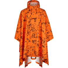 Taxus Camo rain Poncho InVis orange blaze - Seeland - One size