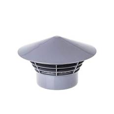 Capricorn Univent DN 110 på rör ventilationshuva dunsthatt takfläkt