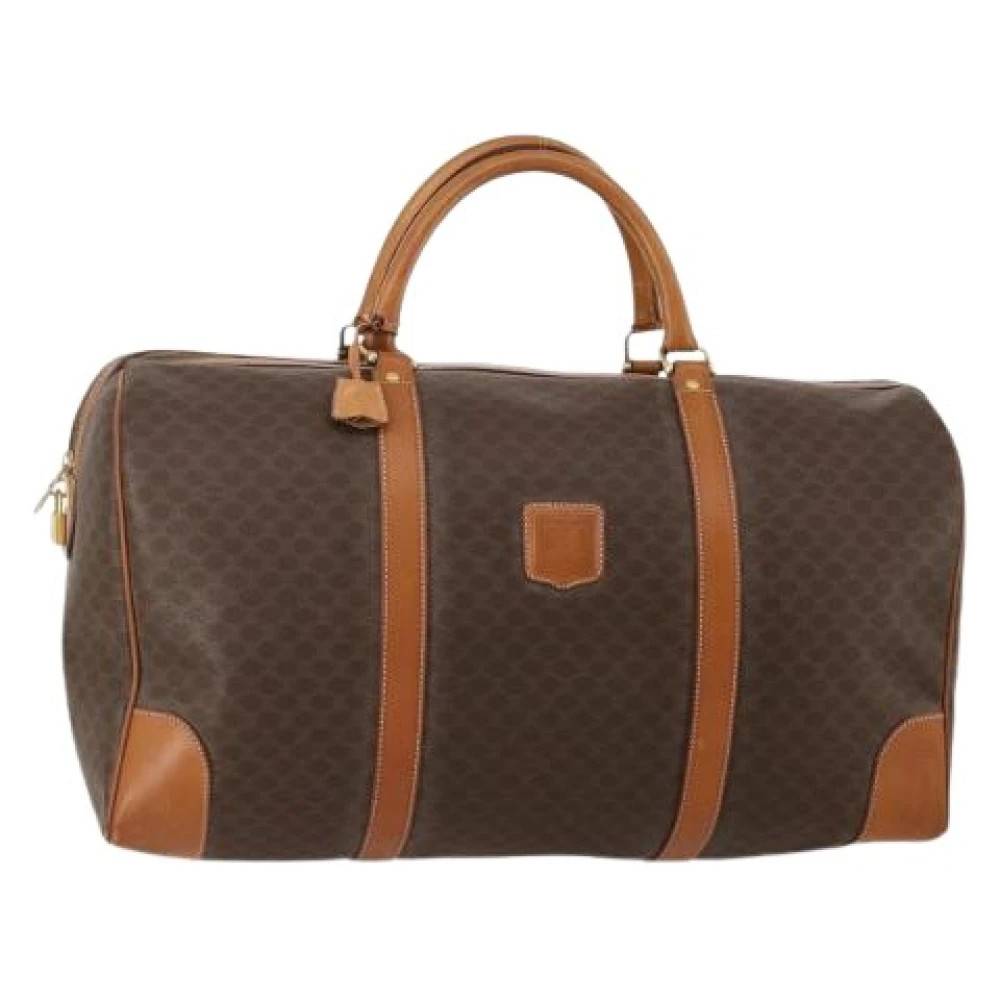 Celine Vintage Pre-owned Plast celine-tasker - Vintage - Dame - Brun - ONE SIZE -