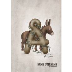 Personlig bokstavstavla med namn - 21x30 cm / Å