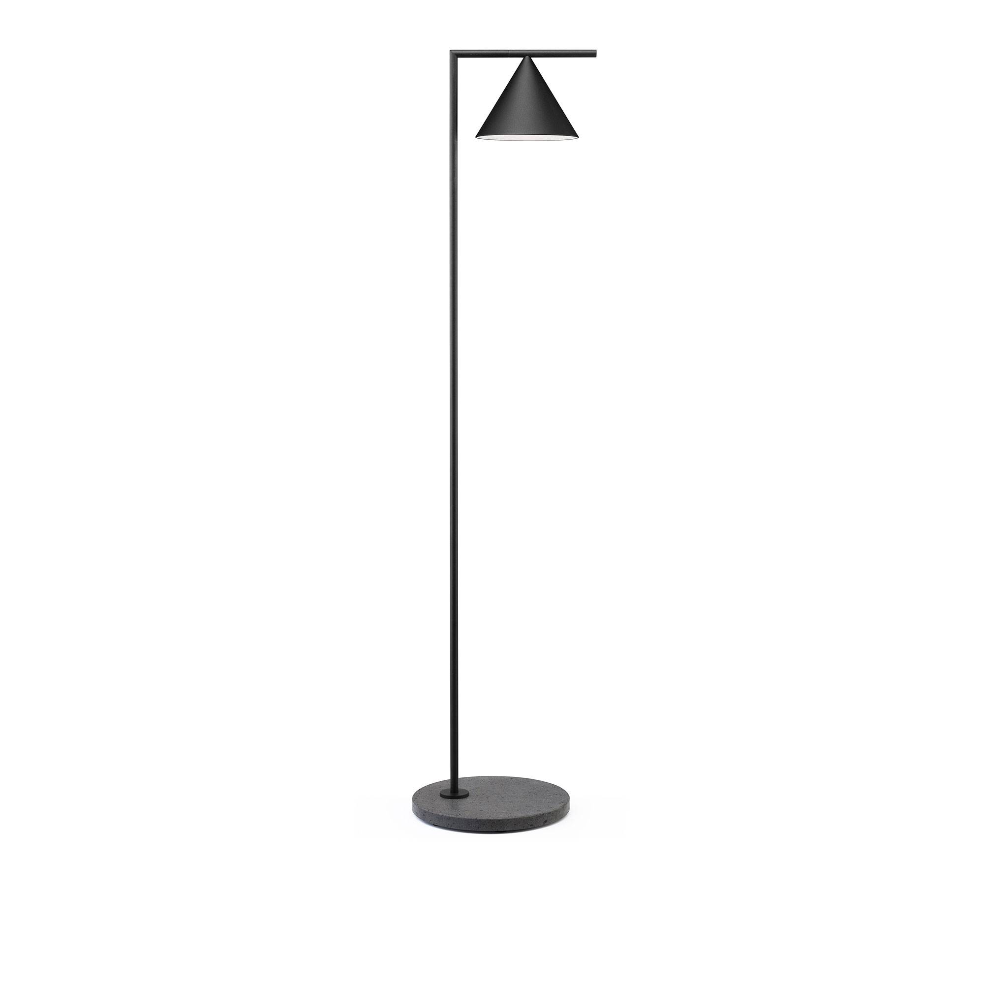 Flos - Captain Flint Outdoor - Black - Golvlampor utomhus - Michael Anastassiades - Svart