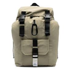 A.P.C., Taske, Herre, Grøn, ONE SIZE, Nylon, Nylon Rygsæk med Designers Code