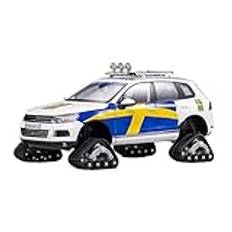 Skalenlig Modellbil 1 18 For Touareg Snowplow - Samlarmodell Alloy Model Offroad-entusiaster Statiska Leksaker Bil Hobby Display Bilmodell Byggsats(A)