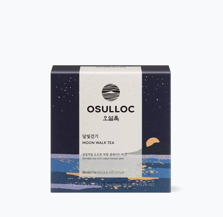 OSULLOC Moonlight Walk Tea – 3 Bags Soothing Korean Herbal Tea