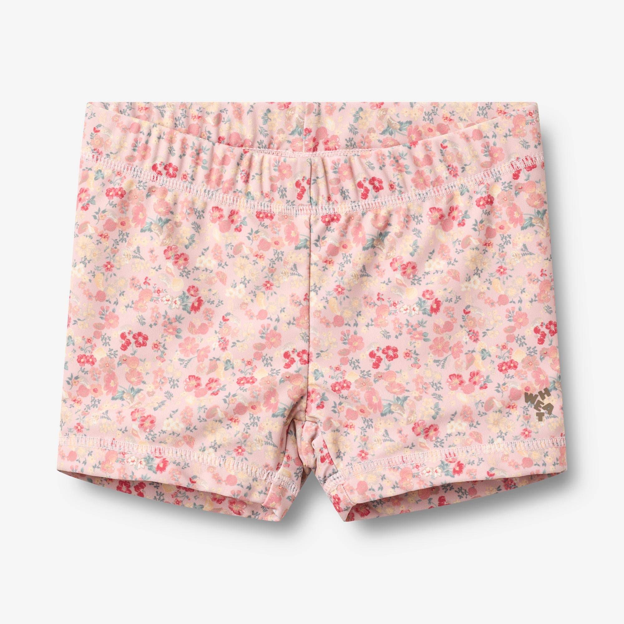WHEAT® - Badeshorts Niki - powder flowers and seashells - Str 140.