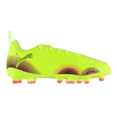 Puma Fotbollsskor - Future 8 Play FG/AG Jr - Gul - Puma - 38,5 - Fotbollsskor