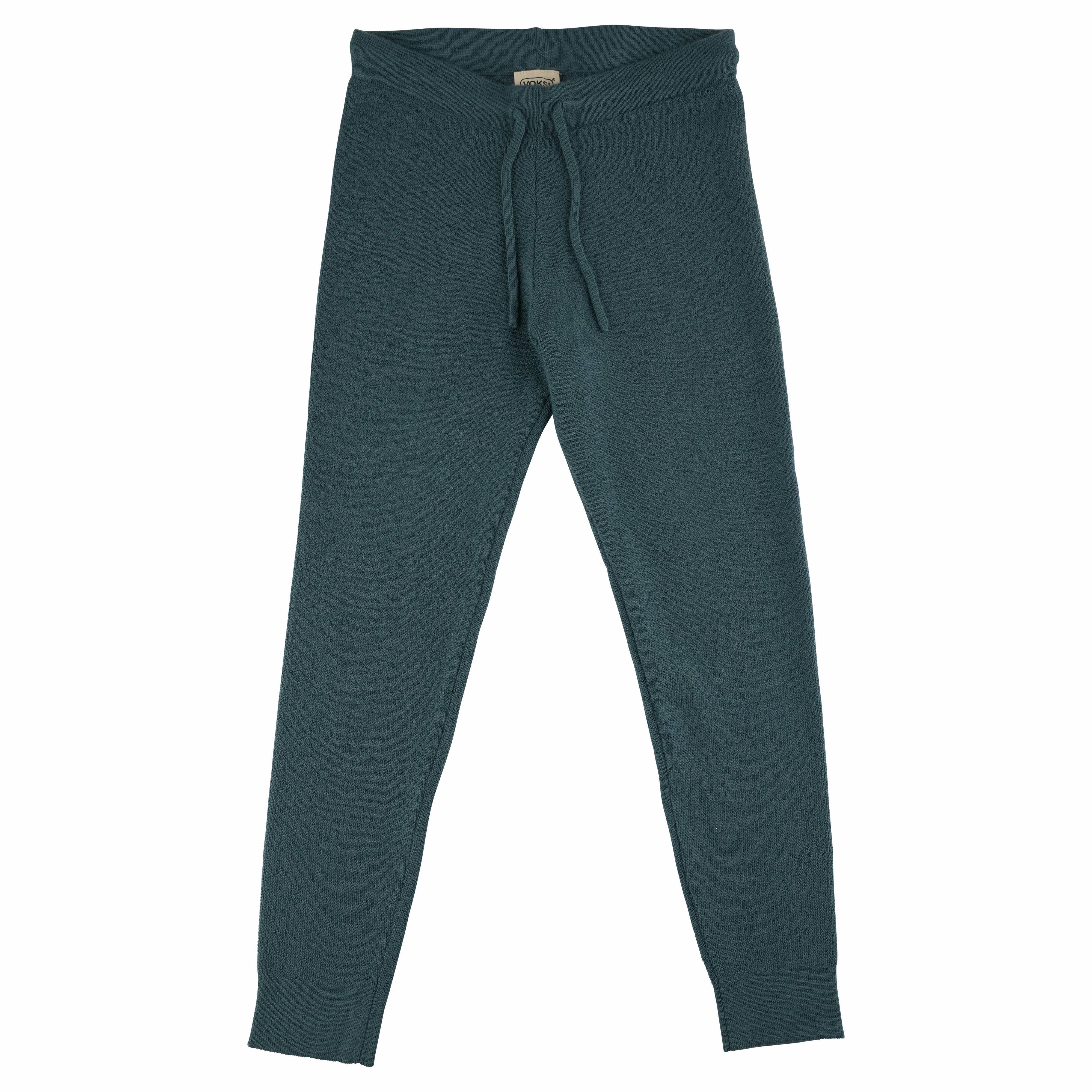 VoksiWool Double Knit Pant Sea Green-122/128-11007214 | Voksi