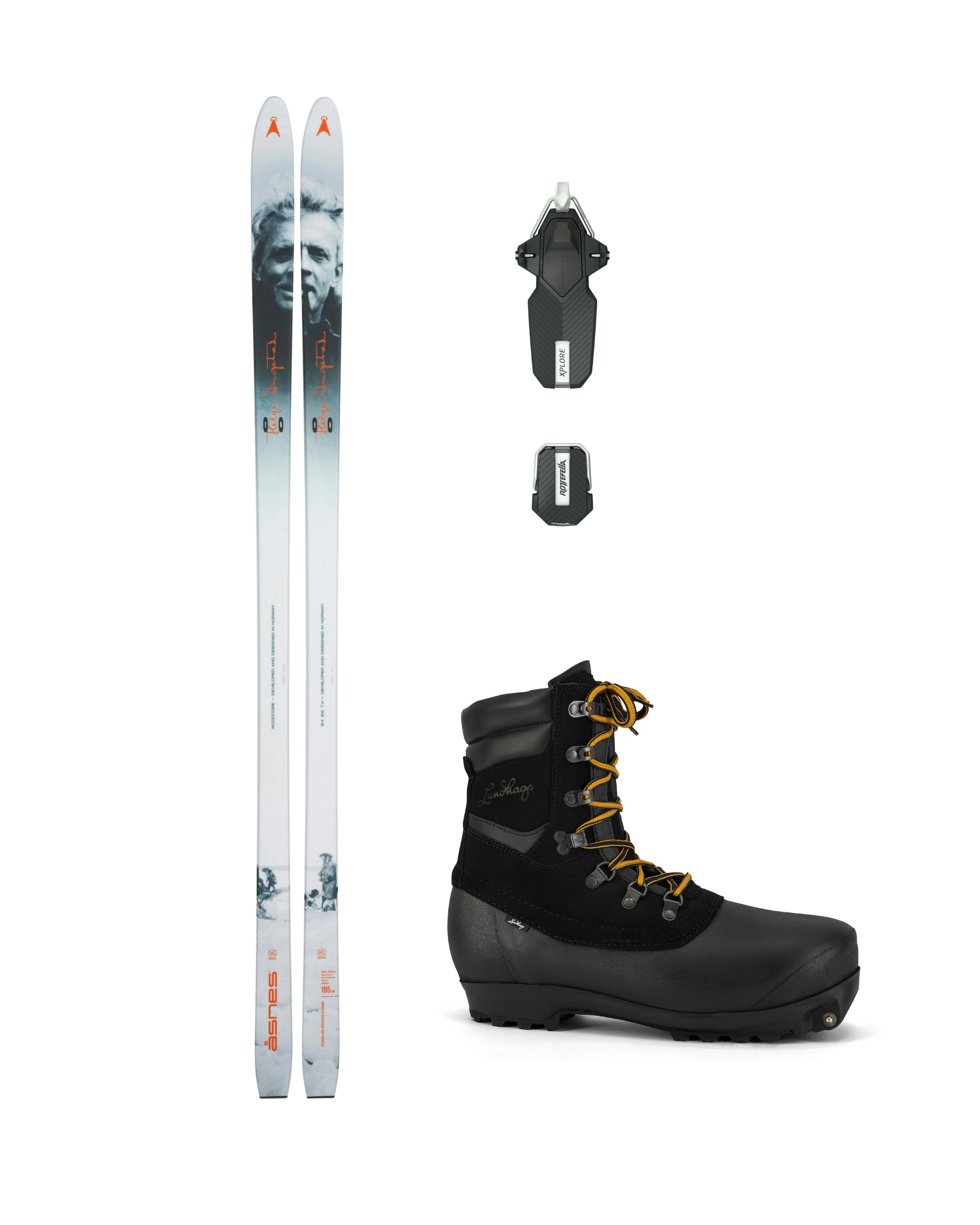 Åsnes PAKET – Ingstad BC Ski Wax med Xplore-bindning och Pjäxor
