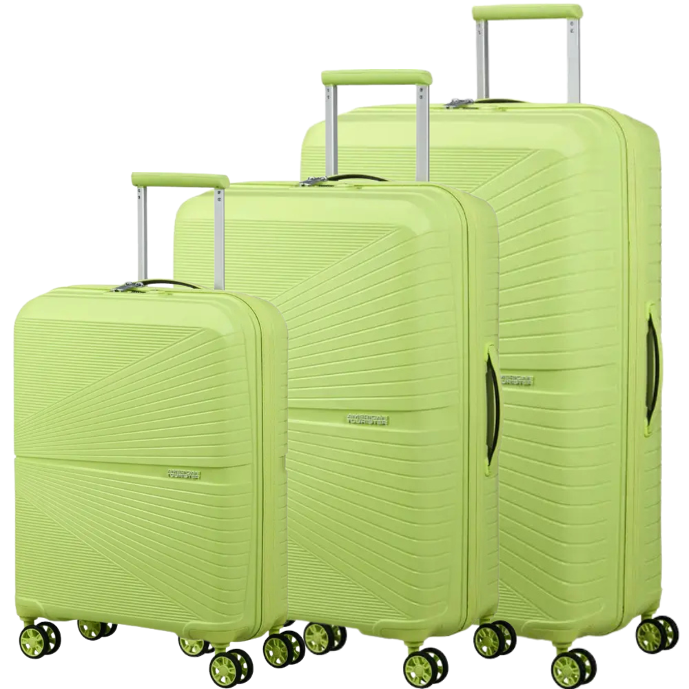 American Tourister Airconic Resväskor 3-pack, Electric Lime