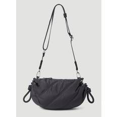 GANNI Quilted Small Shoulder Bag - Frau Schultertaschen Black One Size