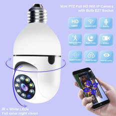 360° WiFi IP Kamera med Tilt Funktion, Nattesyn, Bevægelsesdetektion, 2-vejs Lyd og LED-Lys