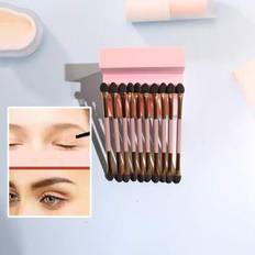 10 st engångsborstar för Latex Sponge Eyeshadow Applikator, Portabel Eyeshadow Blender, Makeup Tools - Blåröd