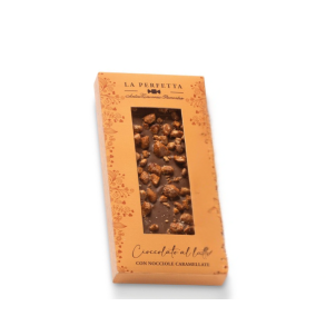 Antica, La Perfetta - Mælkechokolade med karamelliseret hasselnødder 85g - 30/10-26