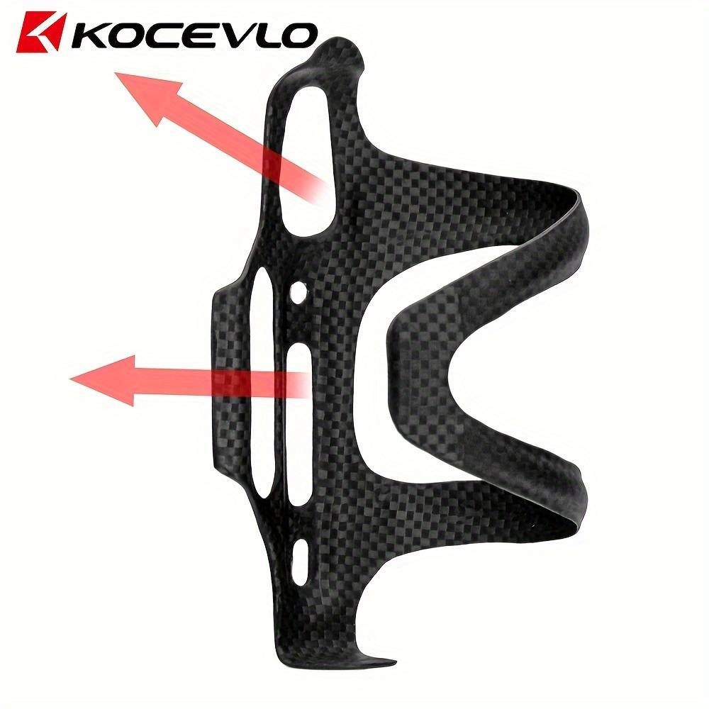 TEMU Kocevlo Carbon Bicycle Water Bottle Cage Bike Water Bottle Holder, 3k Matte Black, Ultralight 20g