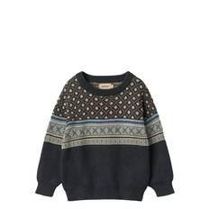 WHEAT Jaquard Pullover Julius |Navy |104