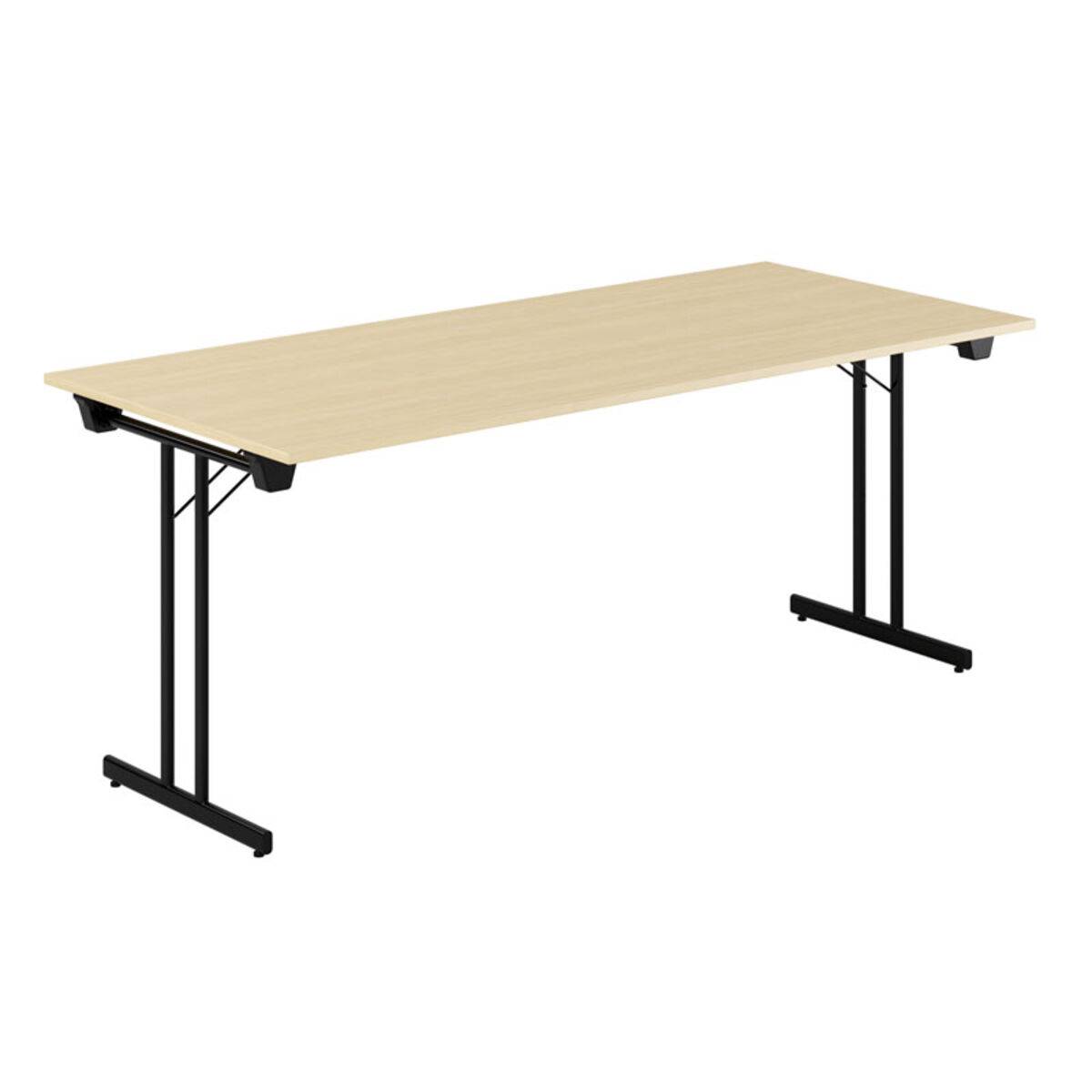 Dinner Style - 180x80cm - Sammenklappeligt bord - Birk-sort.