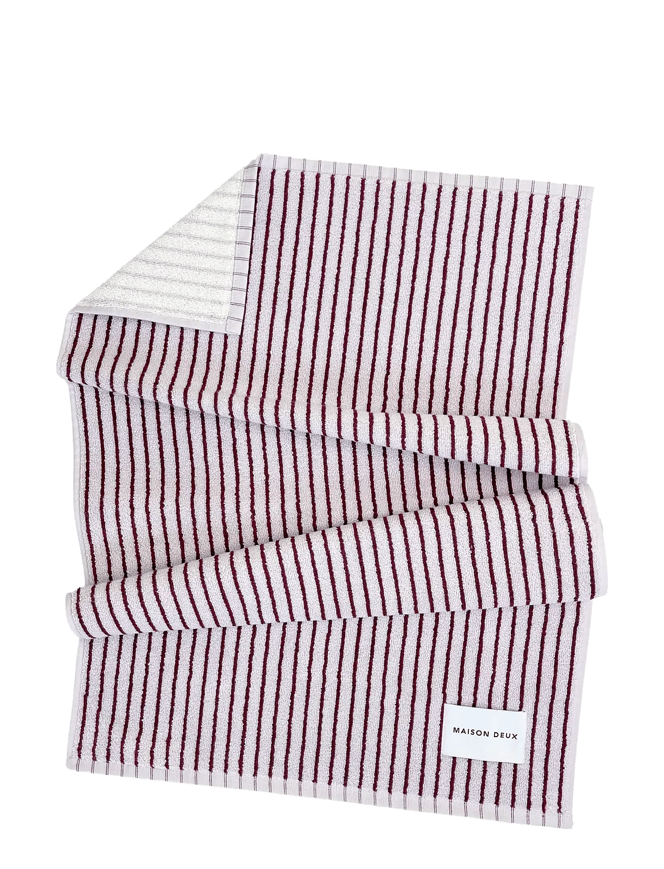 MAISON DEUX Stripes Color Lilac Bordo | Purple | 50X 100 cm