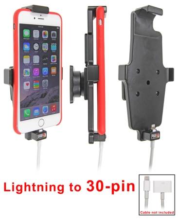 Brodit Hållare för Kabelanslutning, Apple iPhone 6 Plus/6S Plus/7 Plus/8 Plus/Xs Max