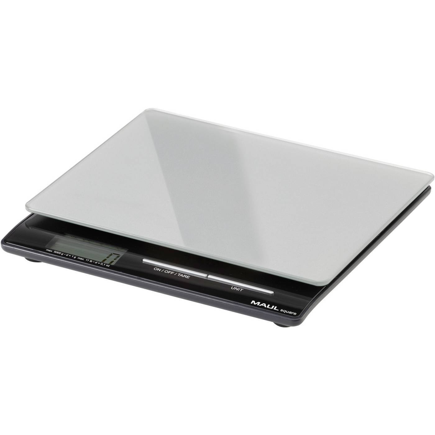 Maul 166 45 Brevvåg 166 45-ISO Kalibrerad (ISO) Vägningsområde 5 kg Läsbarhet 1 g batteri Silver