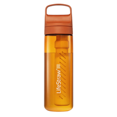 LifeStraw Go 2.0 Water Filter Bottle 22oz 650ML - Kyoto Orange