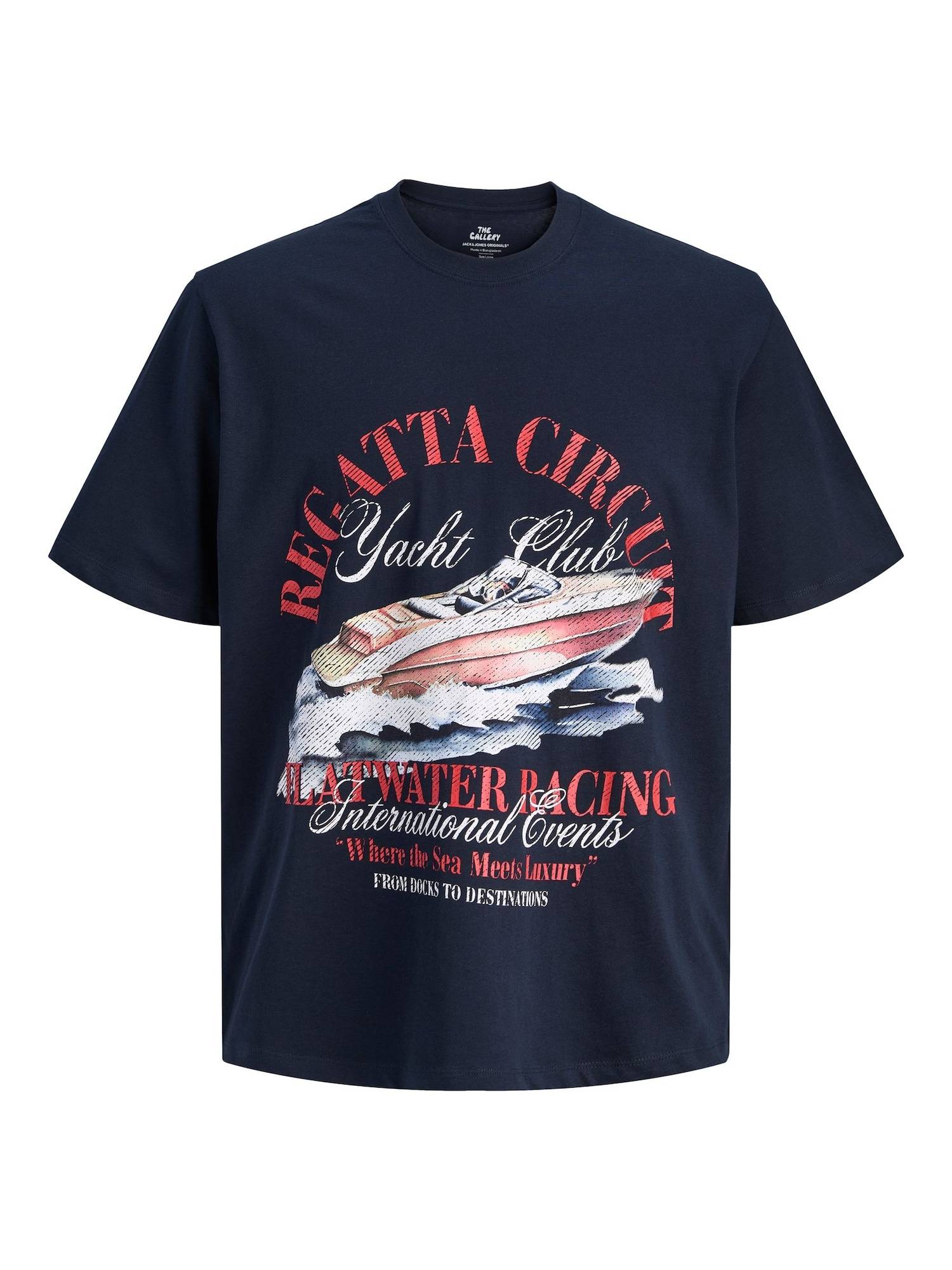 Jack & Jones Junior Shirts navy / rød / hvid